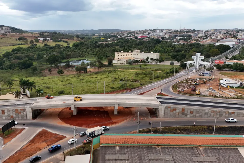 Goinfra anuncia conclusão do viaduto Portal da Fé, em Trindade