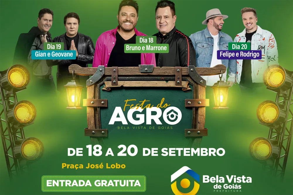 Bela Vista de Goiás realiza a 1ª Festa do Agro para valorizar produtores e impulsionar a economia local
