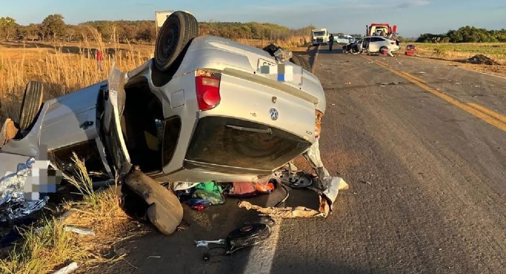 Grave acidente na GO-020 em Bela Vista deixa um morto e três feridos