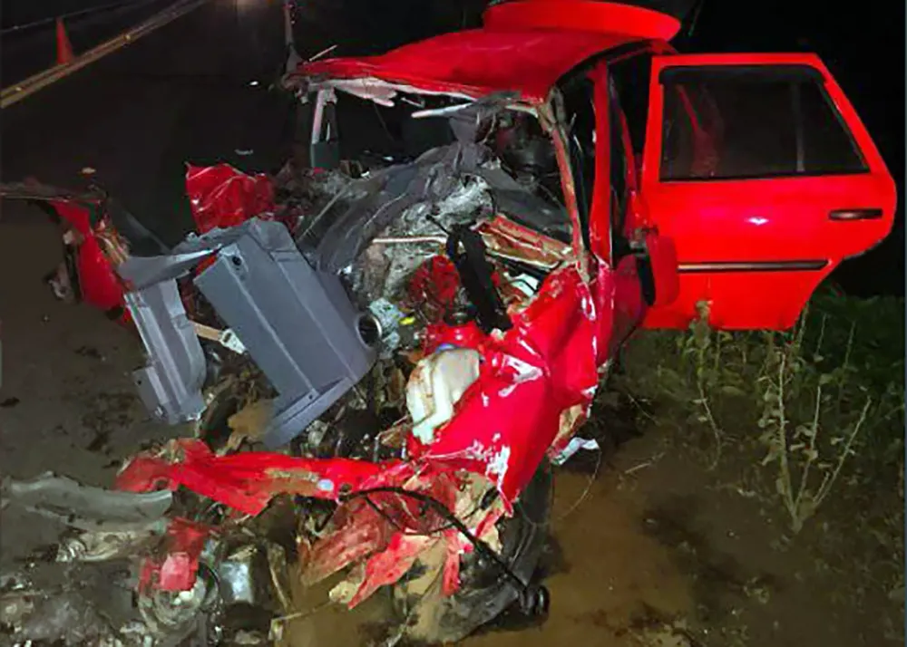 Acidente grave deixa motorista ferido e mobiliza equipes de resgate na região de Piracanjuba