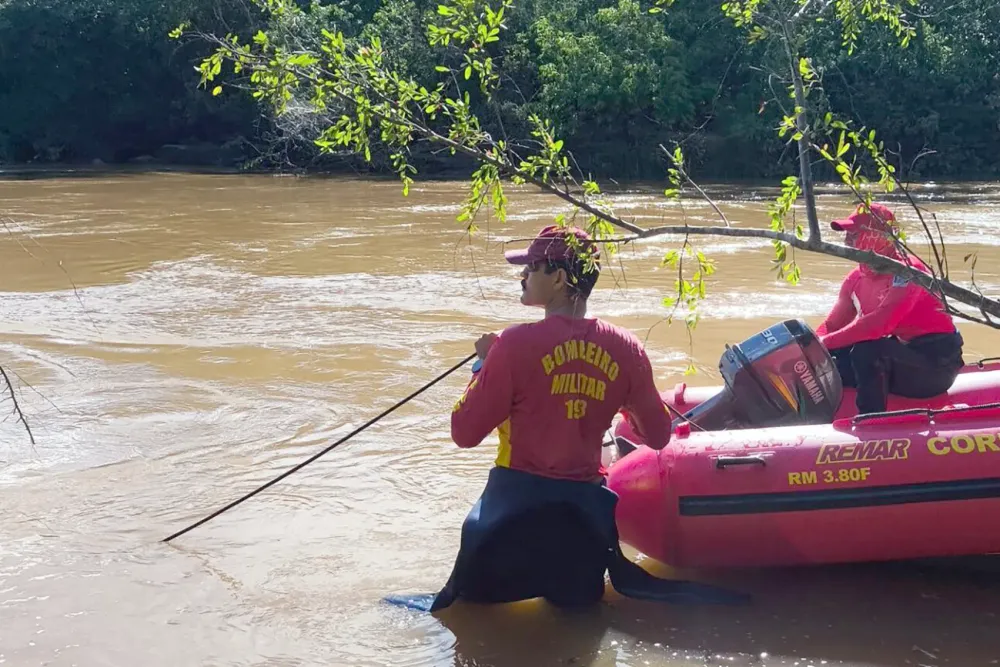 Homem desaparece após afogamento no Rio do Peixe, buscas entram no quinto dia