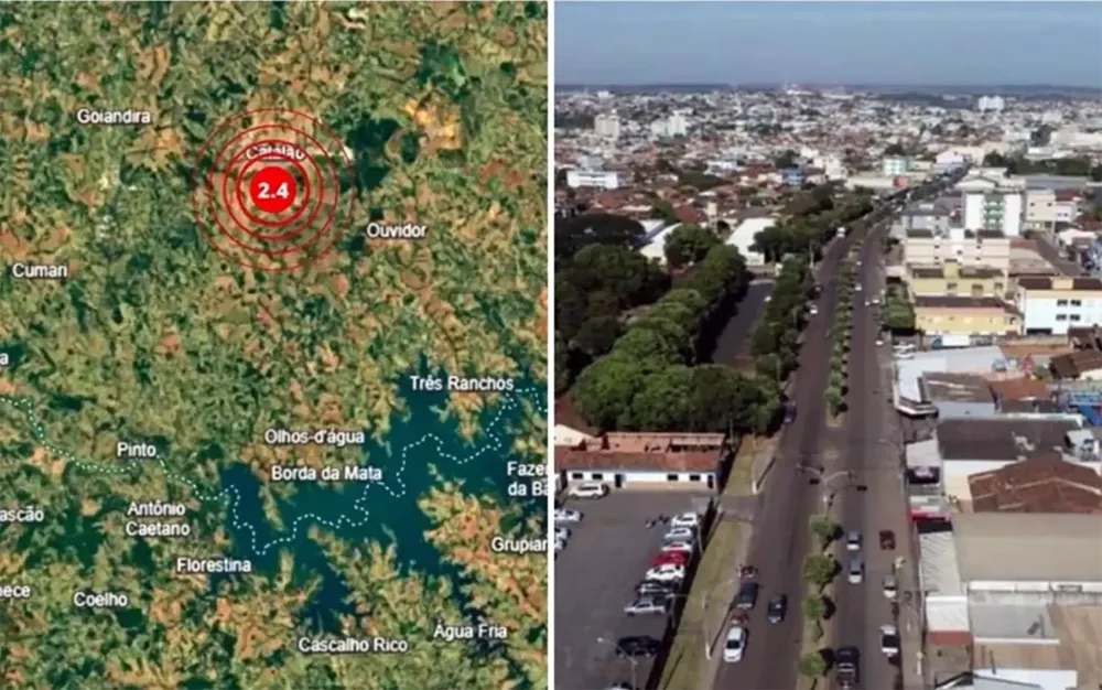 Tremor de terra é registrado em Catalão