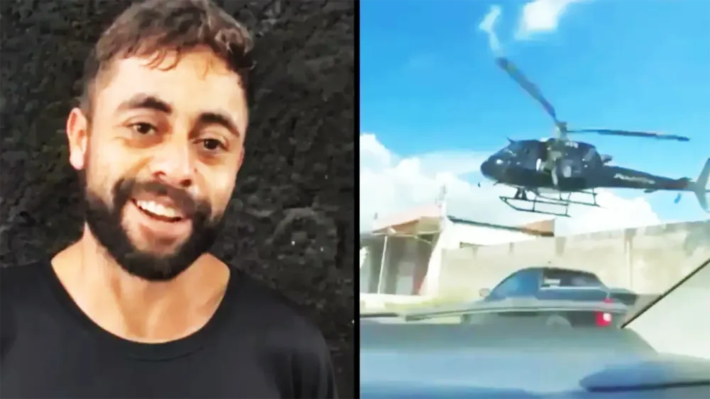 “Nunca vi isso na minha vida”: bandido preso elogia PM por ação ‘de cinema’