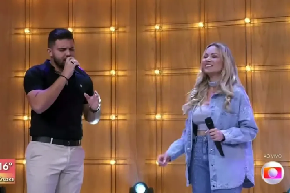 Cantor Robson Carvalho de São Miguel do Passa Quatro, ganha destaque na Rede Globo
