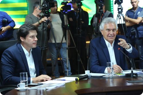 Caiado destaca queda superior a 90% em índices criminais de Goiás