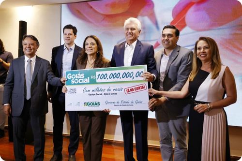 Caiado e Gracinha anunciam R$ 100 milhões para reforma de 304 Cras e 110 Creas nos municípios
