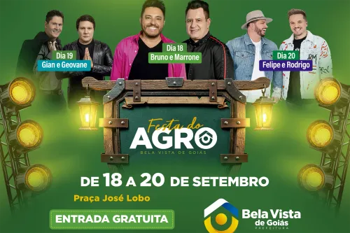 Bela Vista de Goiás realiza a 1ª Festa do Agro para valorizar produtores e impulsionar a economia local