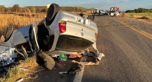 Grave acidente na GO-020 em Bela Vista deixa um morto e três feridos