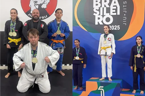 Jovens de Bela Vista e Piracanjuba brilham no Campeonato Brasileiro de Jiu-Jitsu