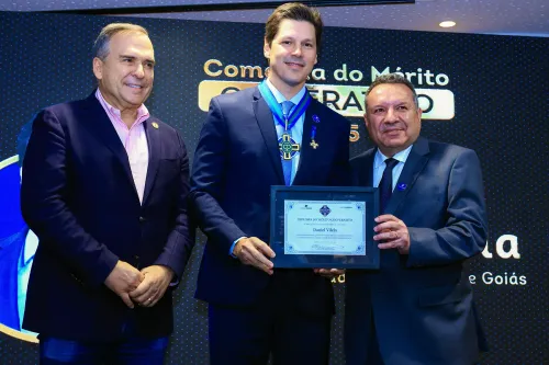 Daniel Vilela recebe Comenda do Mérito Cooperativo e destaca apoio do Governo de Goiás ao setor