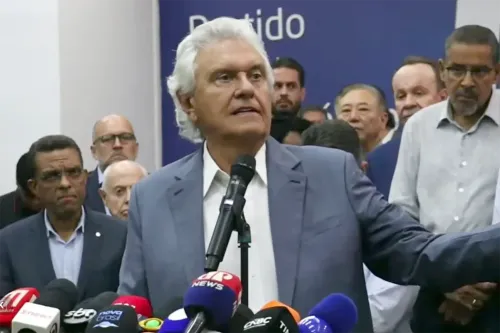 Com promessa de anistia, Caiado é anunciado como pré-candidato do PSD ao Planalto