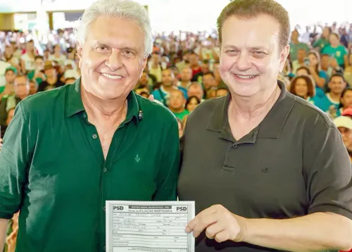 Caiado fecha chapa puro-sangue e confirma Kassab como vice