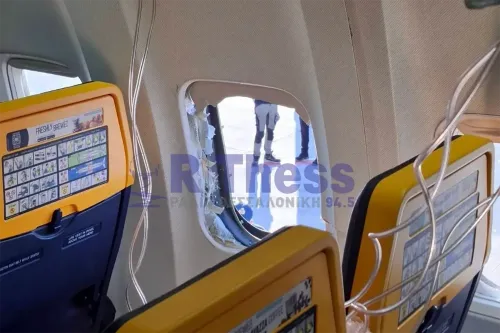 Passageiro é sugado para fora de avião ‘até os ombros’ após janela quebrar durante voo