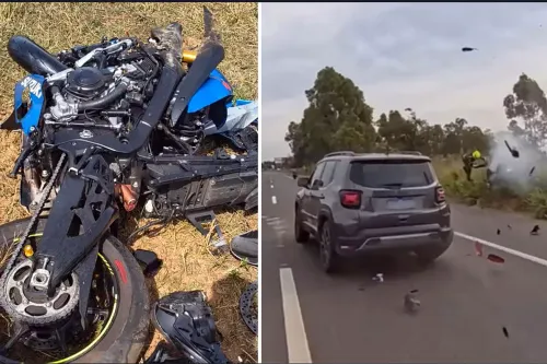 Piloto morre após bater na traseira de carro na GO-020