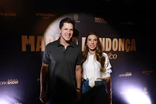 Daniel Vilela prestigia lançamento de série documental sobre Marília Mendonça